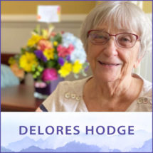 Delores Hodge smiling
