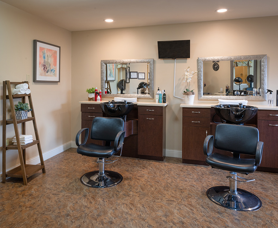 beauty salon and barber shop