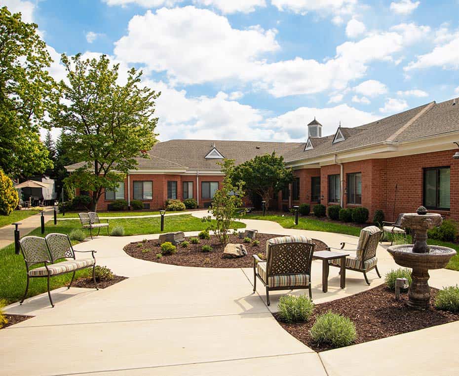 nursing center courtyard